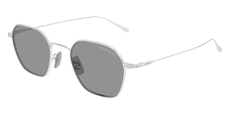 Montblanc MB0472S 002 50 - Silver / Gray #id:mb0472s002_s:102105