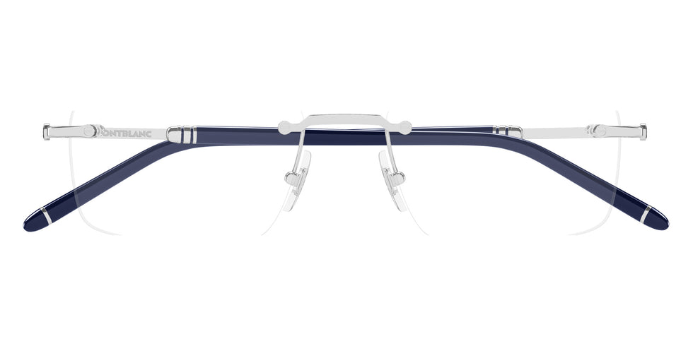 Montblanc MB0480O 003 54 - Silver/Blue #id:mb0480o003_s:102100