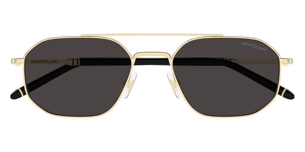 Montblanc MB0481S 001 55 - Gold/Black / Gray #id:mb0481s001_s:100100