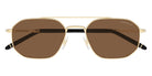 Montblanc MB0481S 002 55 - Gold/Black / Brown #id:mb0481s002_s:102100