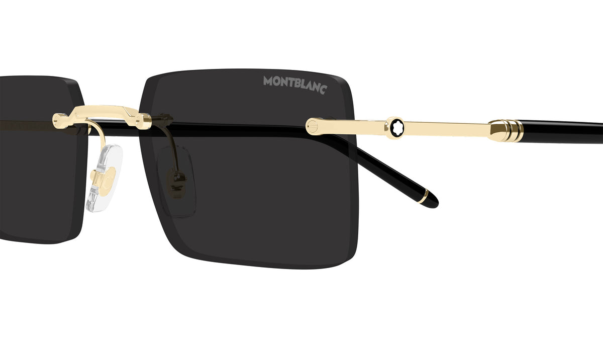 Montblanc MB0482S 001 53 - Gold/Black / Gray #id:mb0482s001_s:100110