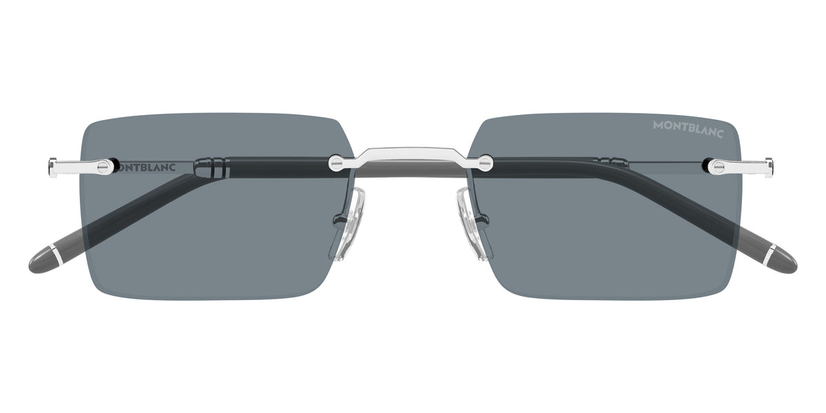 Montblanc MB0482S 002 53 - Silver/Gray / Gray #id:mb0482s002_s:102100