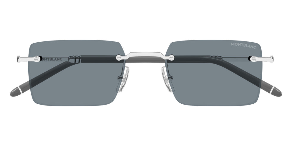 Montblanc MB0482S 002 53 - Silver/Gray / Gray #id:mb0482s002_s:102100
