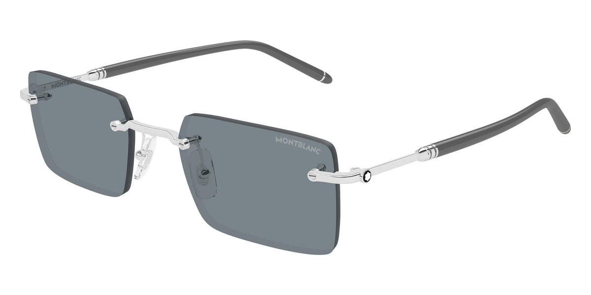 Montblanc MB0482S 002 53 - Silver/Gray / Gray #id:mb0482s002_s:102105