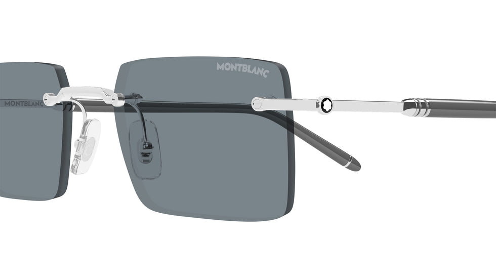 Montblanc MB0482S 002 53 - Silver/Gray / Gray #id:mb0482s002_s:102110