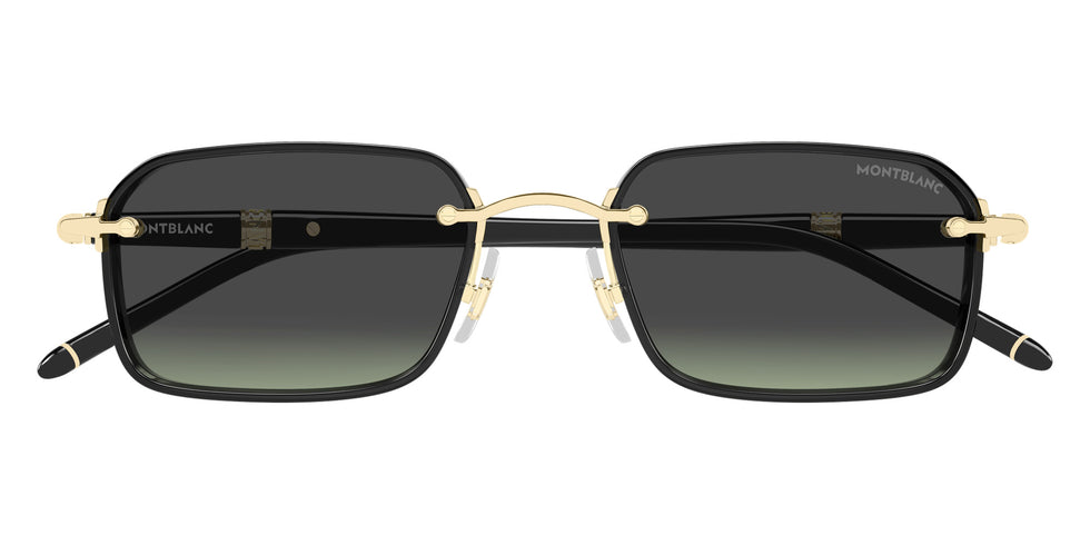 Montblanc MB0483S 004 54 - Gold/Black / Gray Gradient Double #id:mb0483s004_s:102100