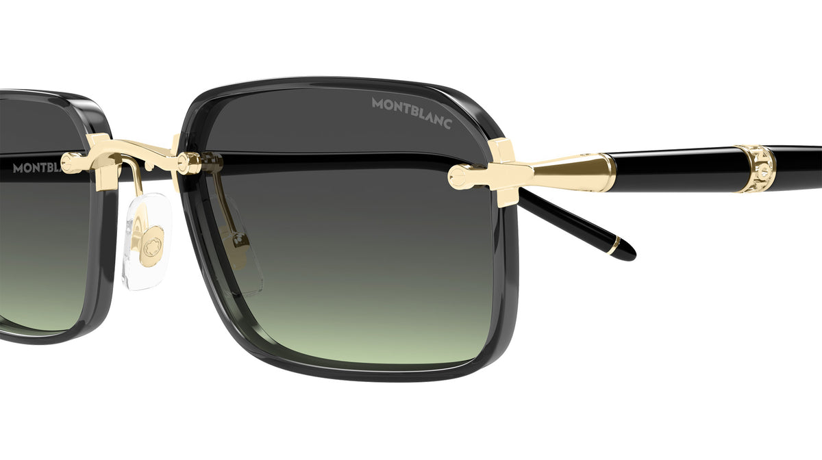 Montblanc MB0483S 004 54 - Gold/Black / Gray Gradient Double #id:mb0483s004_s:102110