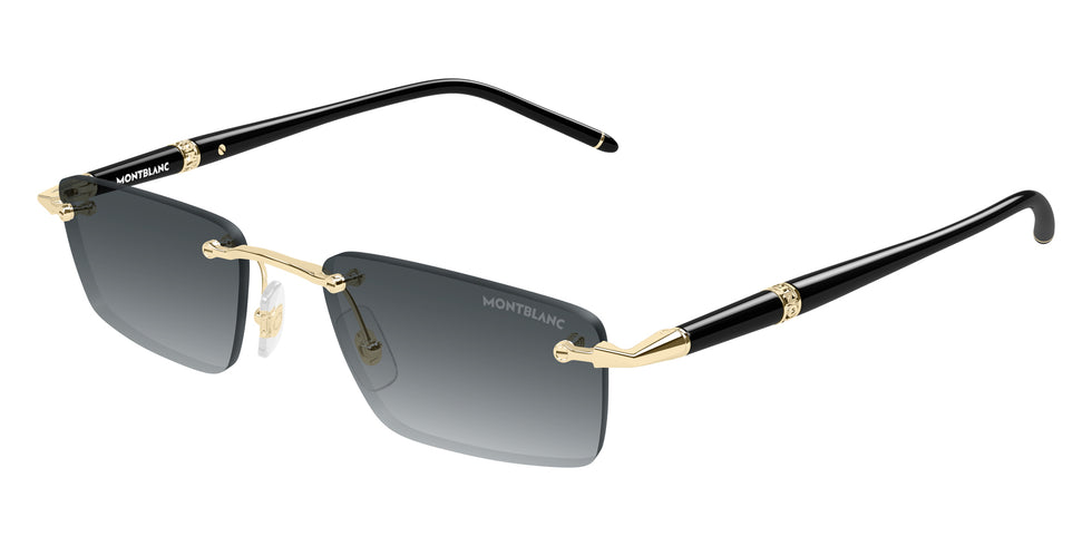 Montblanc MB0484S 001 54 - Gold/Black / Gray Gradient #id:mb0484s001_s:100105