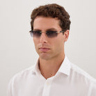 Montblanc MB0484S 001 54 - Gold/Black / Gray Gradient #id:mb0484s001_s:100115