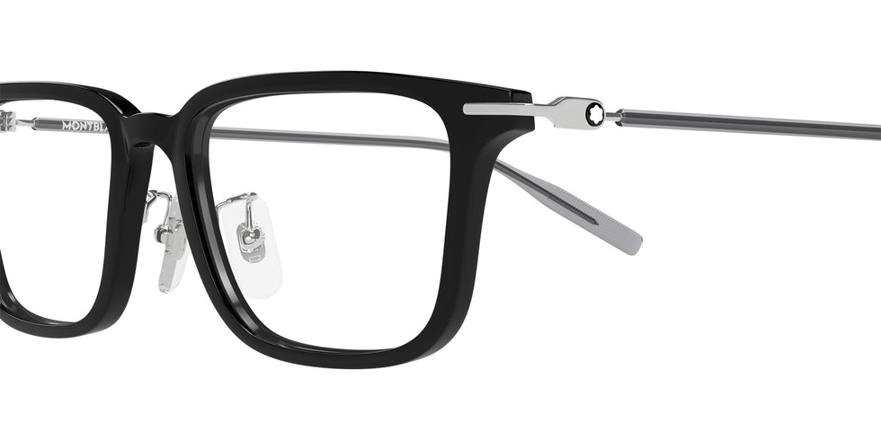 Montblanc MB0489OA 001 54 - Black/Silver #id:mb0489oa001_s:100110