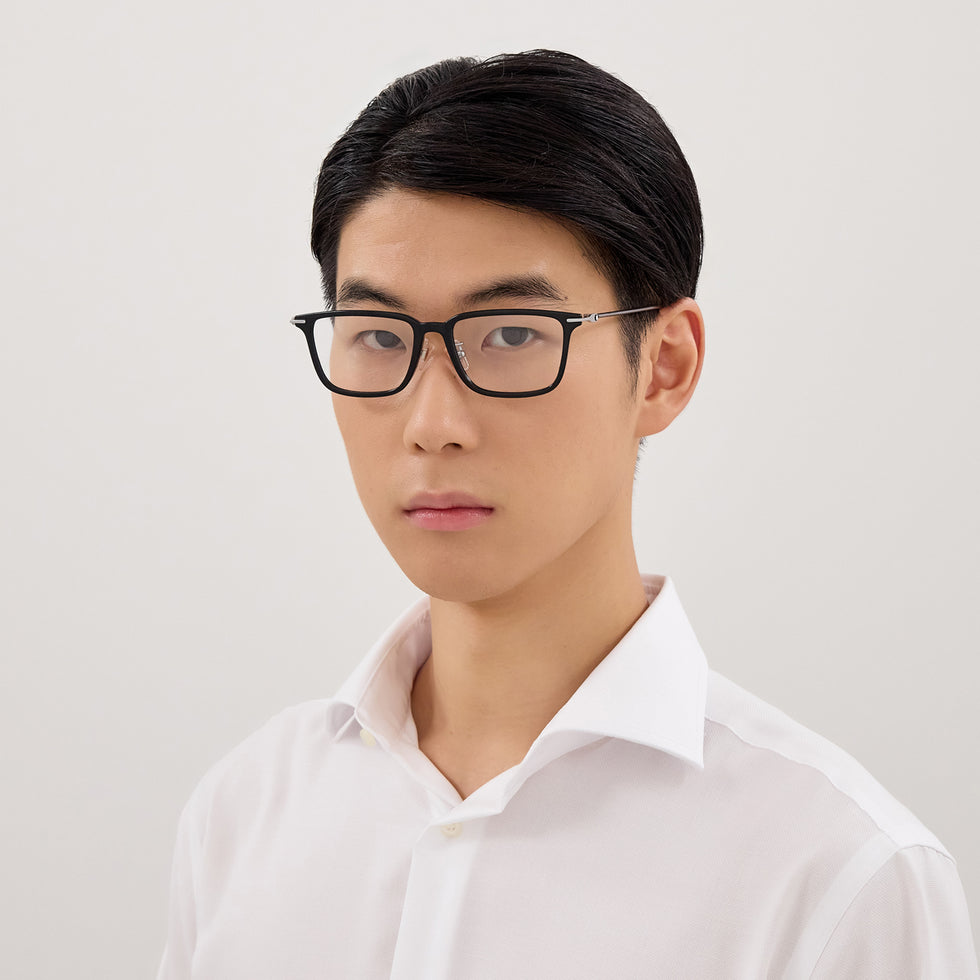 Montblanc MB0489OA 001 54 - Black/Silver #id:mb0489oa001_s:100115