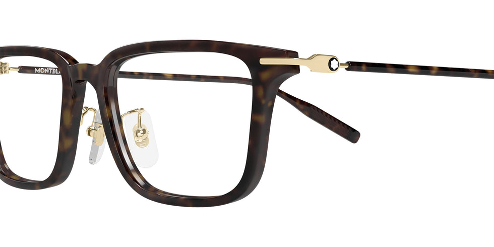 Montblanc MB0489OA 002 54 - Havana/Gold #id:mb0489oa002_s:102110