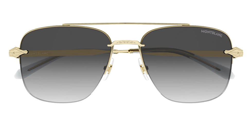Montblanc MB0513S 001 57 - Gold / Gray Gradient #id:mb0513s001_s:100100