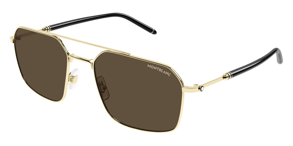 Montblanc MB0521S 002 58 - Gold / Brown #id:mb0521s002_s:102105
