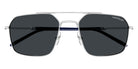 Montblanc MB0521S 003 58 - Silver / Blue #id:mb0521s003_s:104100