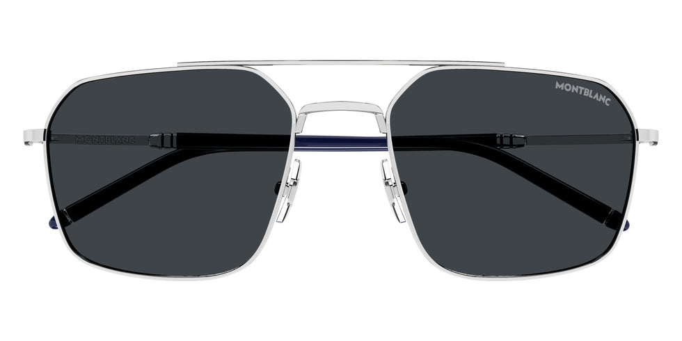 Montblanc MB0521S 003 58 - Silver / Blue #id:mb0521s003_s:104100