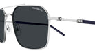 Montblanc MB0521S 003 58 - Silver / Blue #id:mb0521s003_s:104110