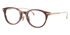 Moncler ME2022D 3034 50 - Shiny Striped Brown Havana #id:me2022d3034_s:106105