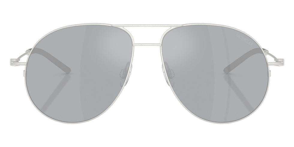 Moncler ME4002 Flyze 10041U 58 - Matte Silver / Blue Mirrored Silver #id:me400210041u_s:102100