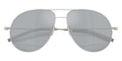 Moncler ME4002 Flyze 10041U 58 - Matte Silver / Blue Mirrored Silver #id:me400210041u_s:102120