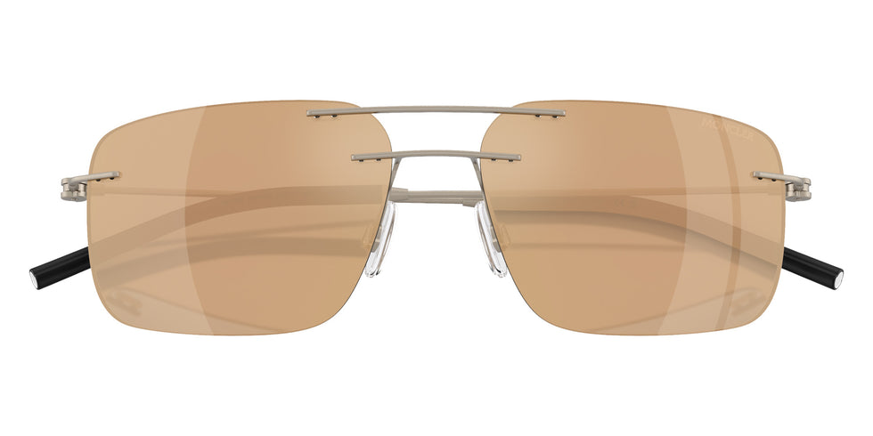 Moncler ME4003 Doppler 10037J 56 - Matte Bronze / Dark Brown Mirrored Rose Gold #id:me400310037j_s:104120