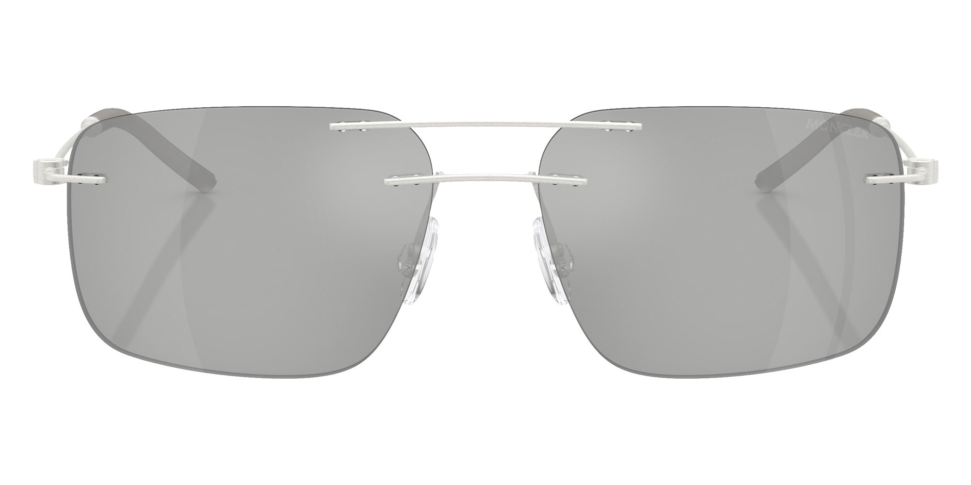 Moncler ME4003 Doppler 10048V 56 - Matte Silver / Blue Mirrored Silver #id:me400310048v_s:106100