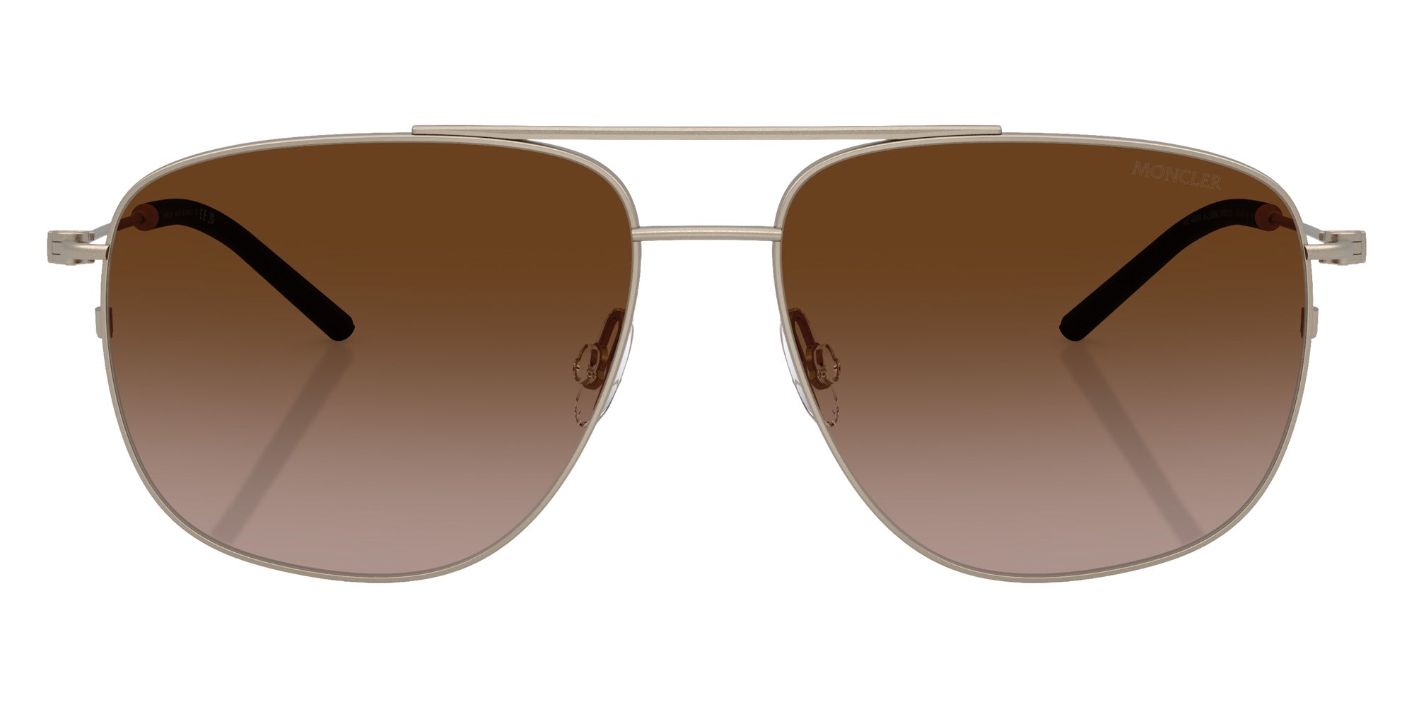 Moncler ME4004 Alumni 100313 60 - Matte Bronze / Dark Brown Mirrored Rose Gold #id:me4004100313_s:100100