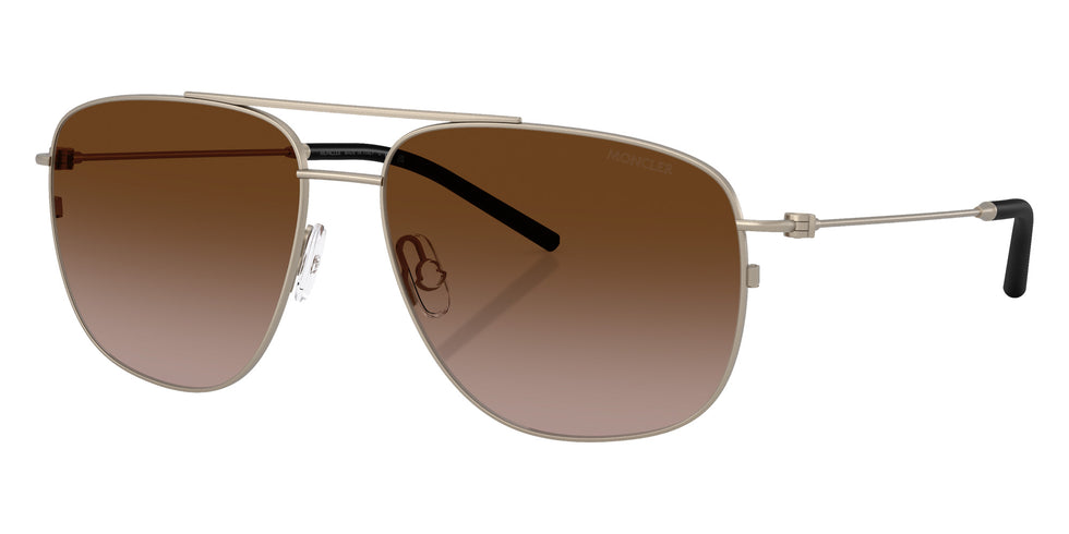 Moncler ME4004 Alumni 100313 60 - Matte Bronze / Dark Brown Mirrored Rose Gold #id:me4004100313_s:100105