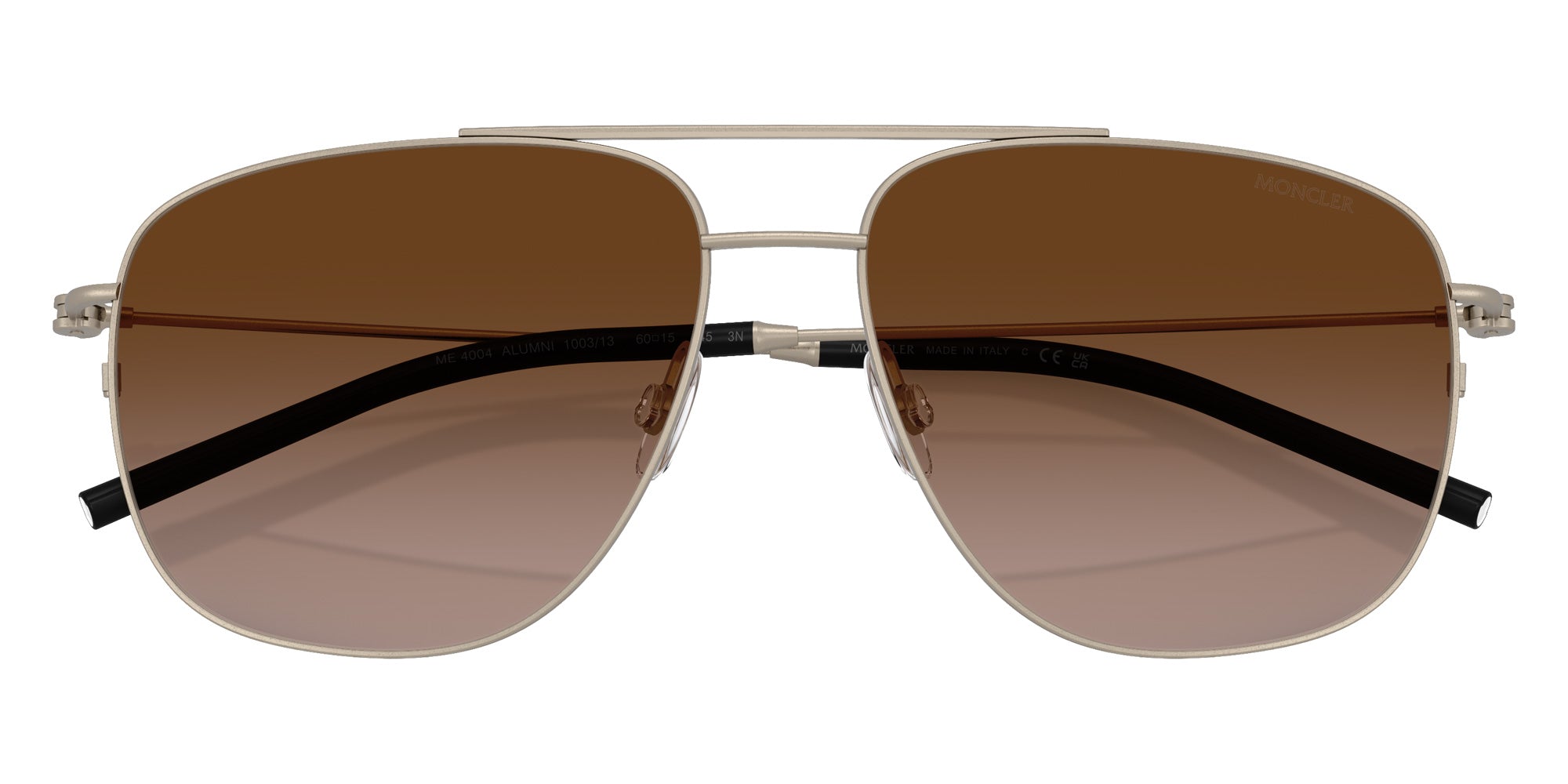 Moncler ME4004 Alumni 100313 60 - Matte Bronze / Dark Brown Mirrored Rose Gold #id:me4004100313_s:100120