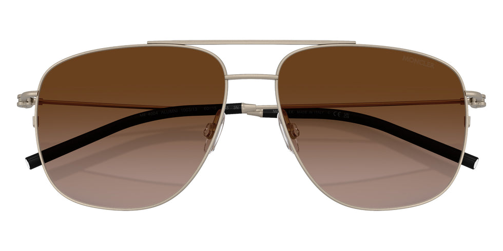 Moncler ME4004 Alumni 100313 60 - Matte Bronze / Dark Brown Mirrored Rose Gold #id:me4004100313_s:100120