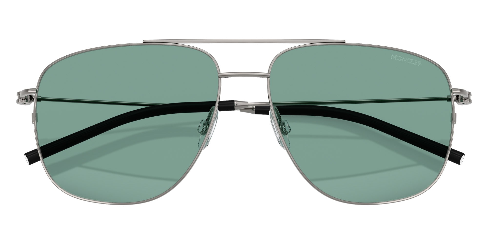 Moncler ME4004 Alumni 100582 60 - Shiny Gunmetal / Petrol Green #id:me4004100582_s:102120
