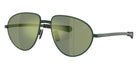 Moncler ME4009 VIZLA 10186R 55 - Matte Green / Mirrored Green #id:me400910186r_s:100105