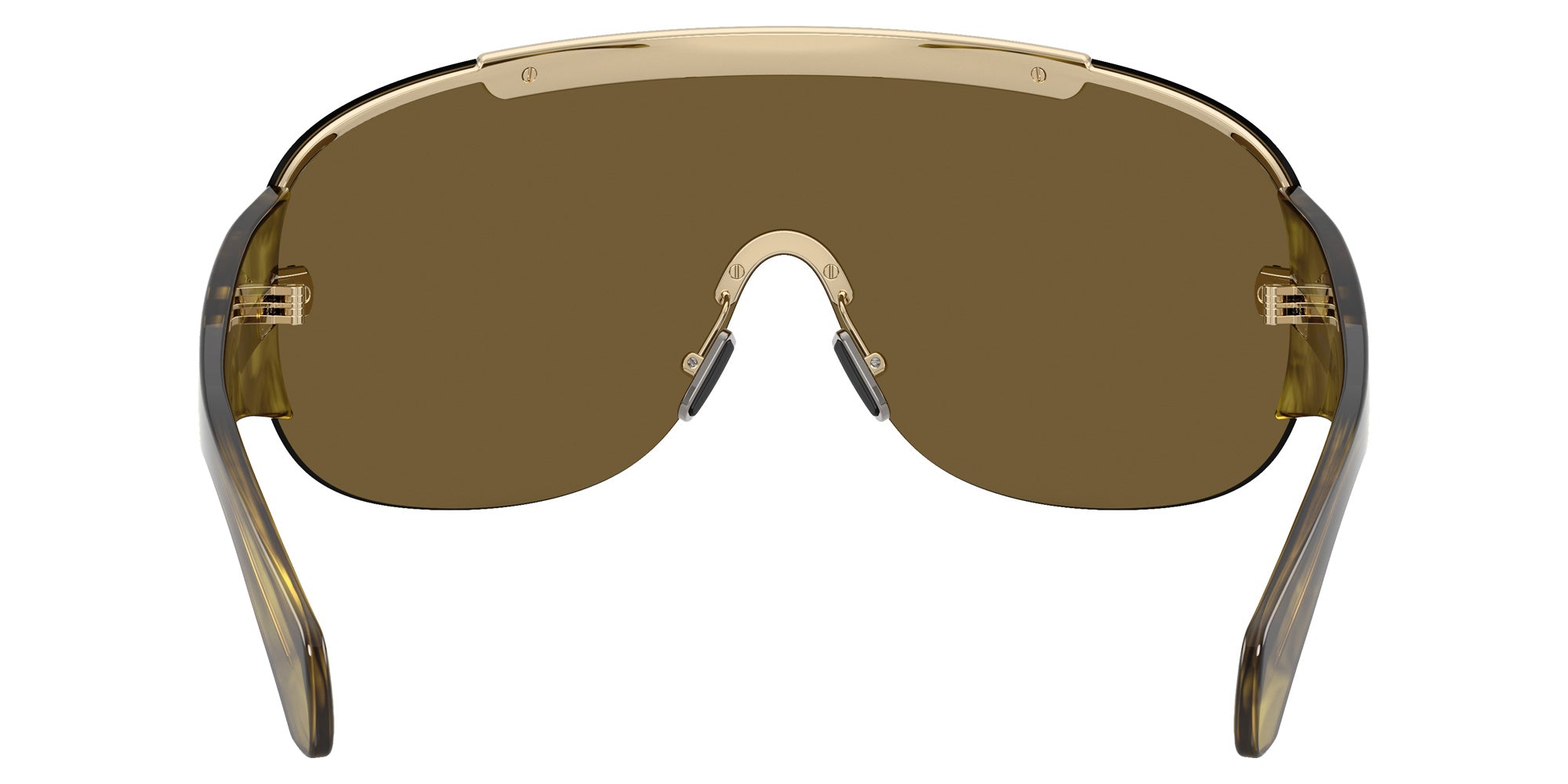 Moncler ME4012 Rizon 10077I 143 - Shiny Pale Gold / Brown Solid Mirrored #id:me401210077i_s:102115
