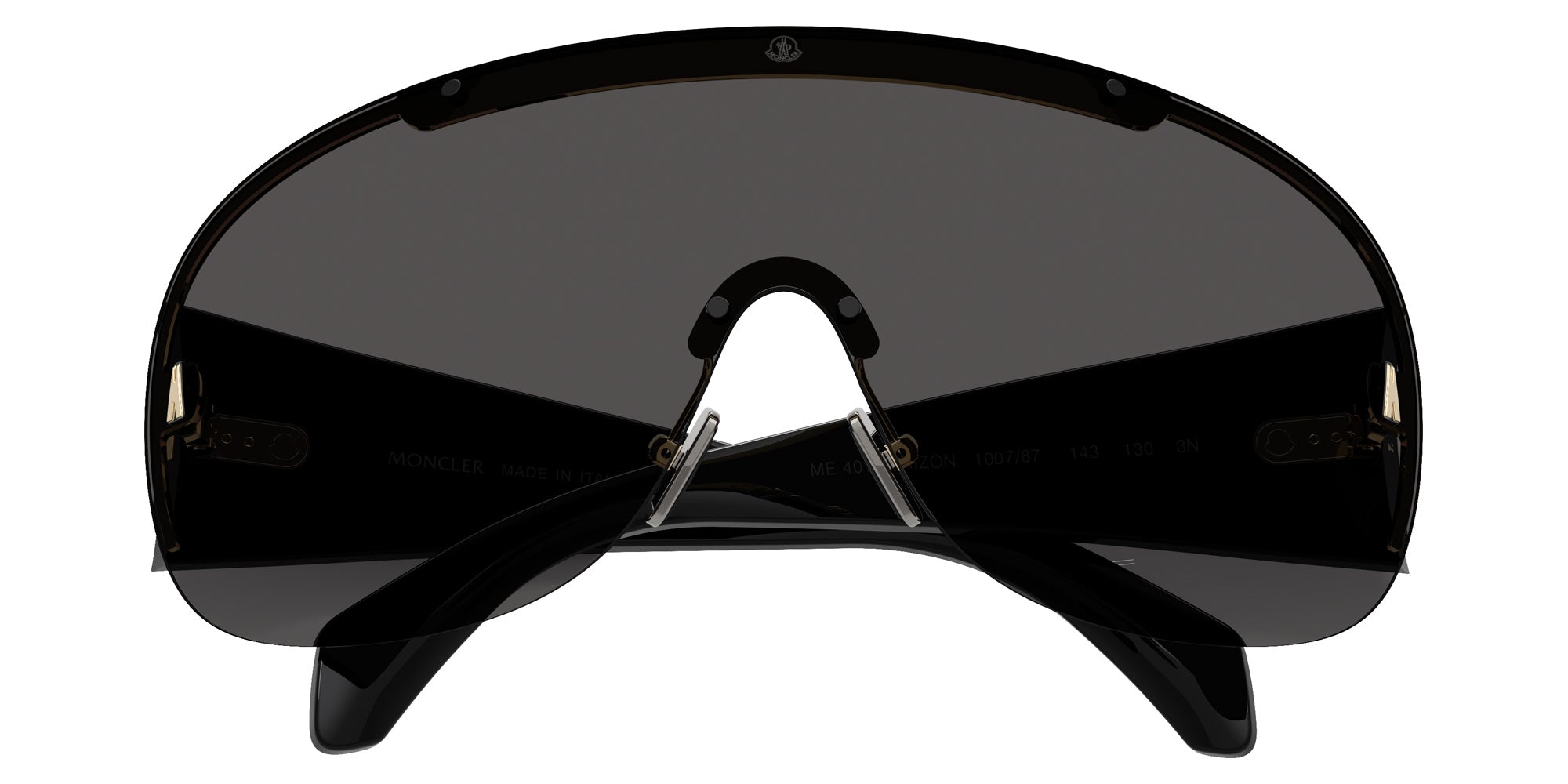 Moncler ME4012 Rizon 100787 143 - Shiny Pale Gold / Mirrored Green #id:me4012100787_s:104120