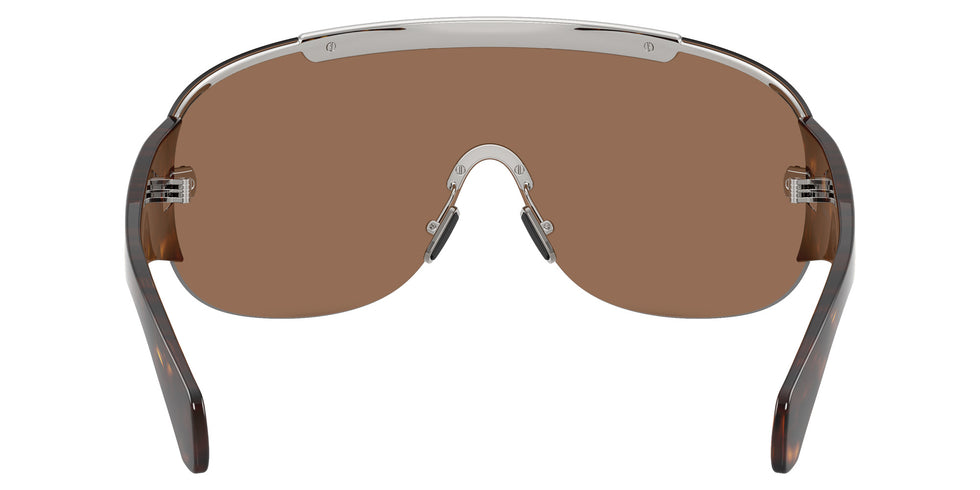 Moncler ME4012 Rizon 102373 143 - Shiny Silver / Solid Cinnamon #id:me4012102373_s:106115