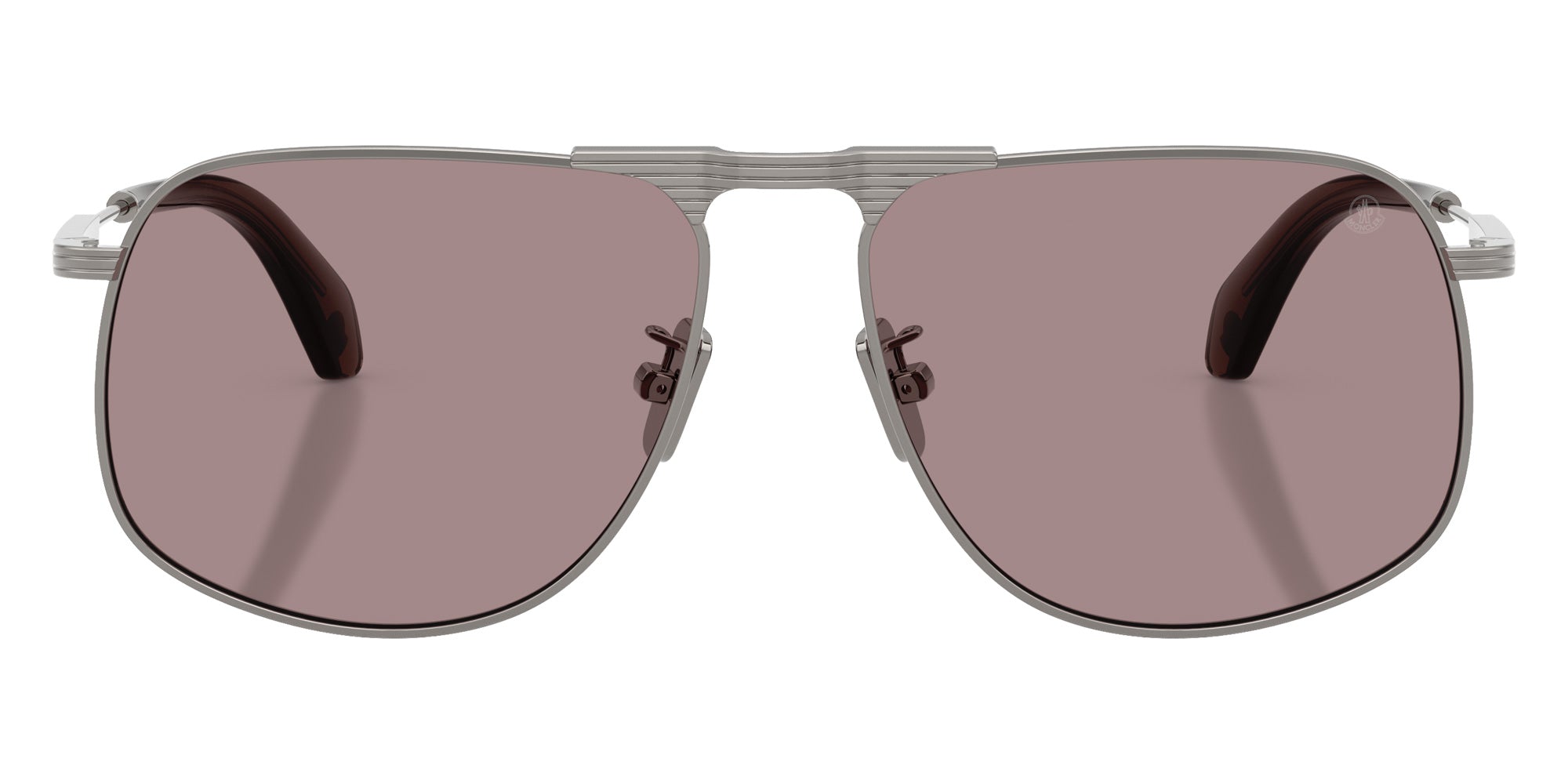 Moncler ME4014 Vitessa 1005LA 58 - Shiny Gun Metal / Solid Purple #id:me40141005la_s:102100