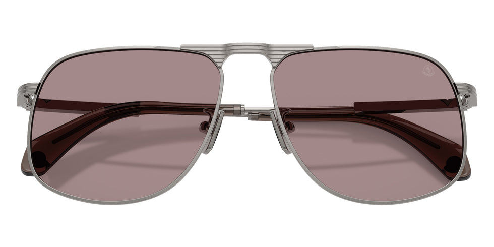 Moncler ME4014 Vitessa 1005LA 58 - Shiny Gun Metal / Solid Purple #id:me40141005la_s:102120