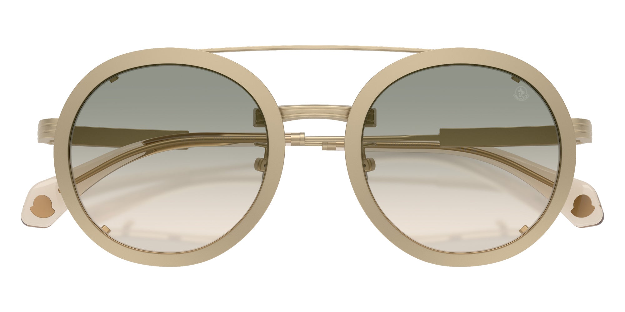 Moncler ME4015T Suffuse 10242C 49 - Matte Pale Gold / Gradient Brown #id:me4015t10242c_s:100120