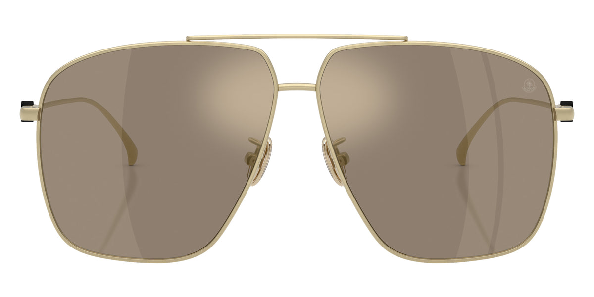 Moncler ME4020T Arium 10245A 63 - Matte Pale Gold / Light Brown Mirrored Gold #id:me4020t10245a_s:102100