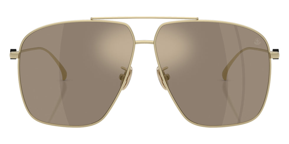 Moncler ME4020T Arium 10245A 63 - Matte Pale Gold / Light Brown Mirrored Gold #id:me4020t10245a_s:102100
