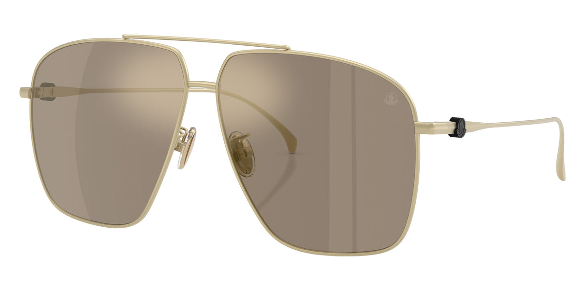 Moncler ME4020T Arium 10245A 63 - Matte Pale Gold / Light Brown Mirrored Gold #id:me4020t10245a_s:102105