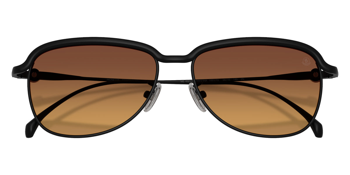 Moncler ME4021TD 1001T5 56 - Matte Black / Gradient Mustard #id:me4021td1001t5_s:102120