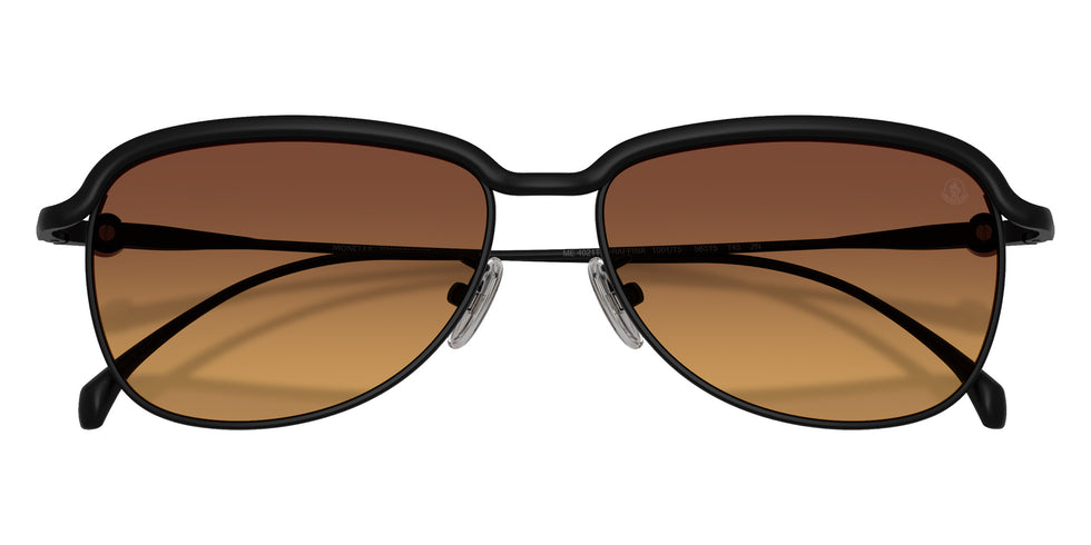 Moncler ME4021TD 1001T5 56 - Matte Black / Gradient Mustard #id:me4021td1001t5_s:102120