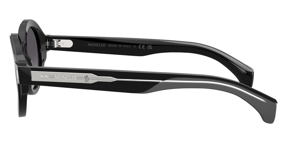 Moncler ME6003 Rondosa 3001T3 47 - Shiny Black / Polarized Gradient Gray #id:me60033001t3_s:100110