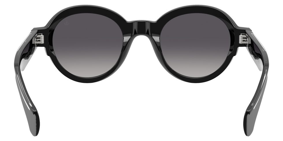 Moncler ME6003 Rondosa 3001T3 47 - Shiny Black / Polarized Gradient Gray #id:me60033001t3_s:100115