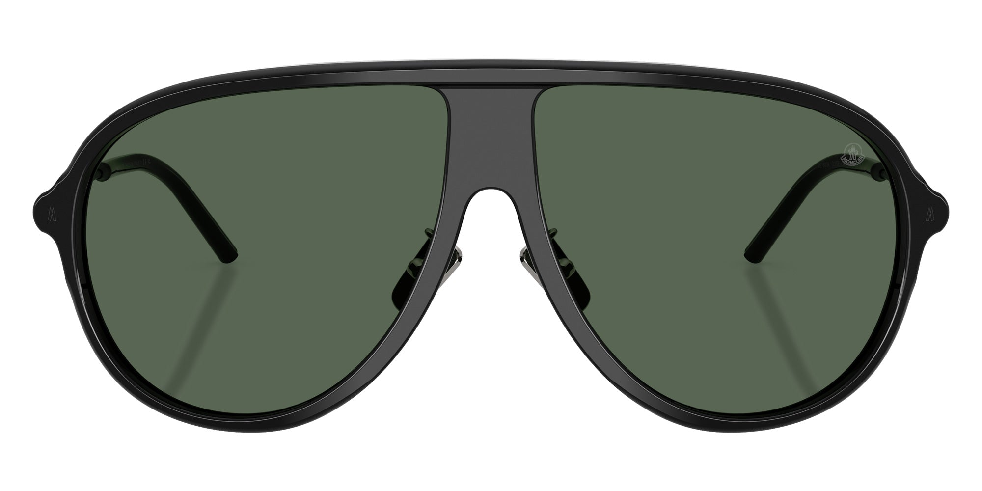 Moncler ME6009 GLYDE 300171 61 - Shiny Black / Dark Green #id:me6009300171_s:100100