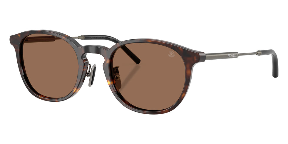 Moncler ME6011D BARBB 300273 49 - Shiny Havana / Brown Solid #id:me6011d300273_s:100105