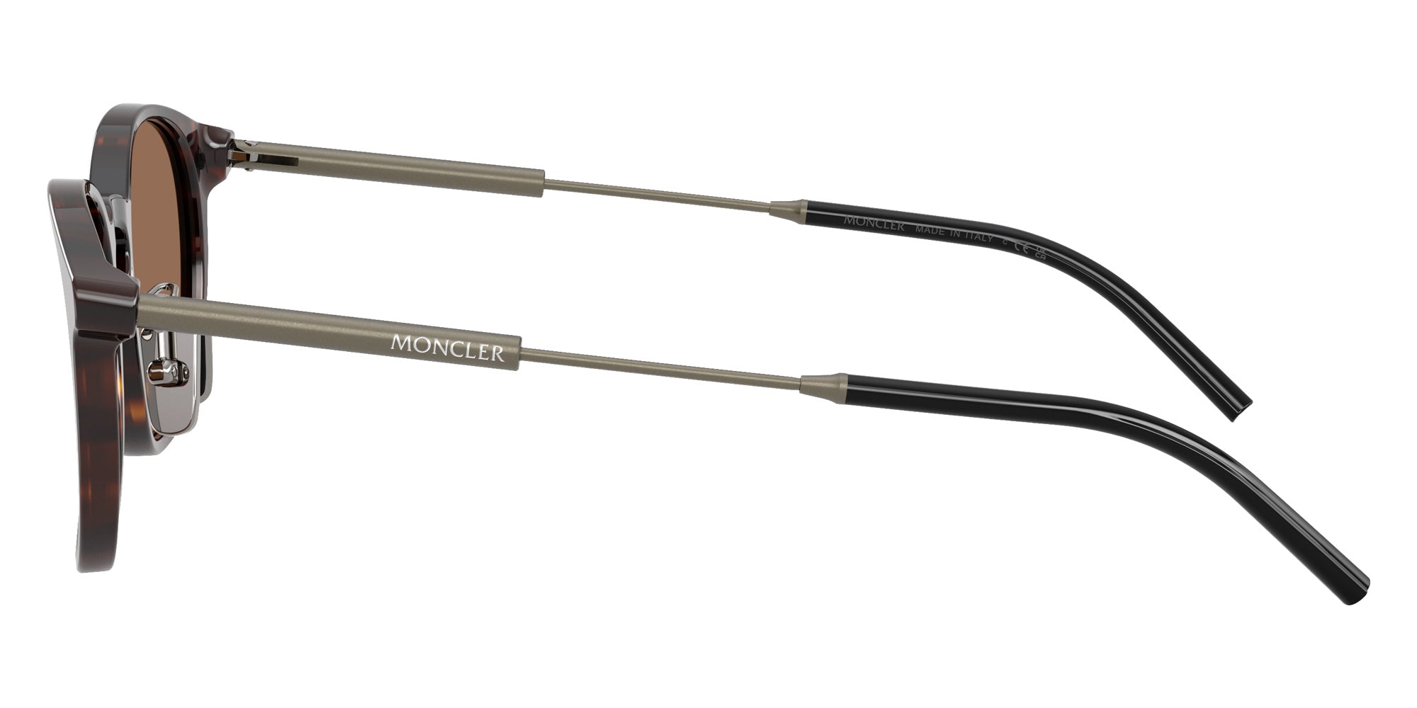 Moncler ME6011D BARBB 300273 49 - Shiny Havana / Brown Solid #id:me6011d300273_s:100110