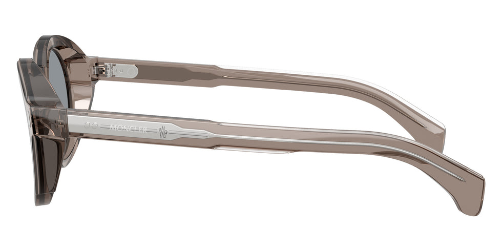 Moncler ME6012 AURONE 300987 47 - Transparent Shiny Gray / Solid Gray #id:me6012300987_s:100110