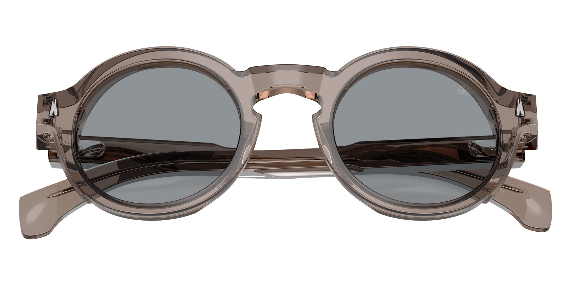 Moncler ME6012 AURONE 300987 47 - Transparent Shiny Gray / Solid Gray #id:me6012300987_s:100120